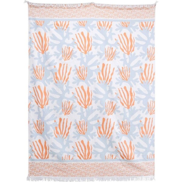 LVD Microfibre XL Soft Absorbent Outdoor Travel Beach Towel 150x200cm Coral