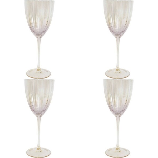 4x LVD Wine Glass Home/Kitchen Drinkware Decorative Display 350ml Lavender Haze