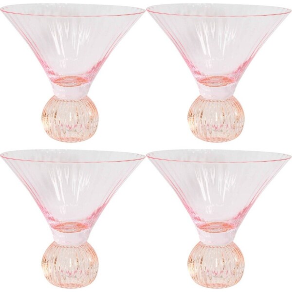 4x LVD Bubble Ball Martini Cocktail Dessert Barware Decor 12.6cm Tequila Sunrise