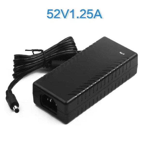 Dark Player 65W AC/DC 52.0v Adapter 52V 1.25A for POE Switch