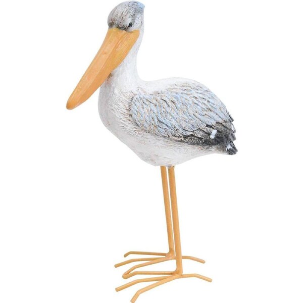 LVD Standing Pelican Resin Figurine Home/Lounge Ornament Sculpture Decor 18cm