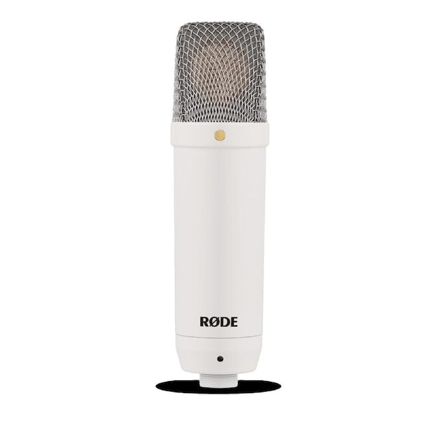 Rode NT1 Signature White Large-Diaphragm Cardiod Condenser Mic, with HF6