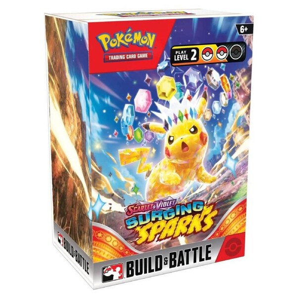 POKEMON TCG Scarlet & Violet Surging Sparks Build & Battle Box