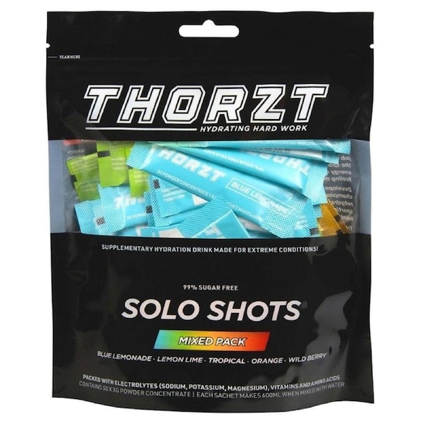 THORZT - Sugar Free Solo Shots 5 Flavour Mixed Pack