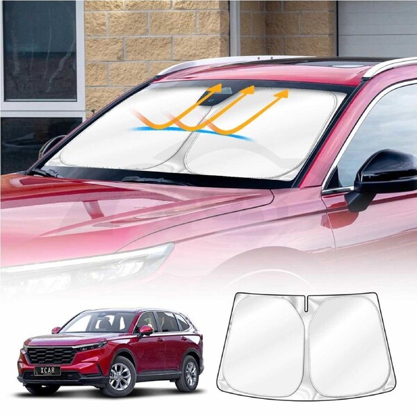 WindScreen Sun Shade for Honda CR-V CRV 2023-Onwards Blocks UV Rays Foldable Custom Wind Screen Sun Visor Protector