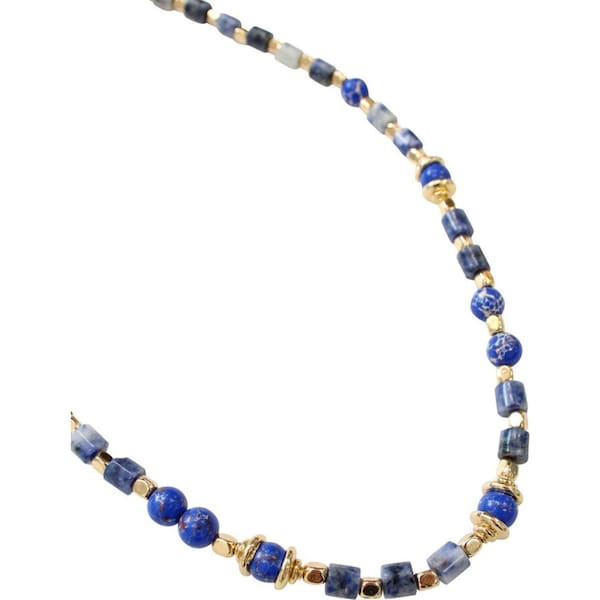 LVD Necklace w/ Stone Beads Home Jewellery Decoration Accessory 42cm Avery