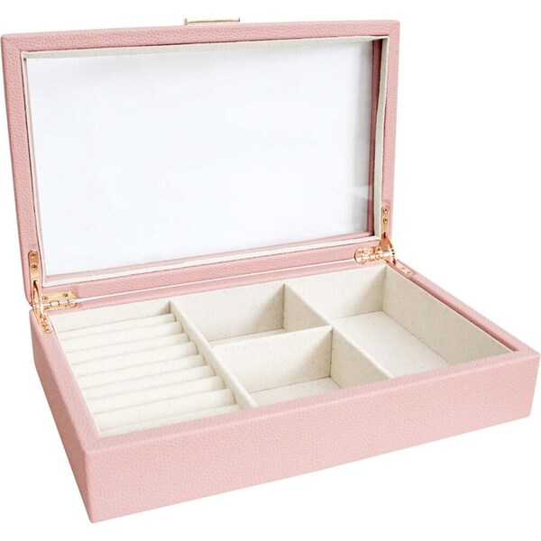 LVD Jewellery Accessories Storage Box Organiser Large 29.5x19cm Seashell