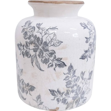 LVD Ceramic Jar Vase Flower Pot Tabletop Home/Lounge Decor 19cm Florence