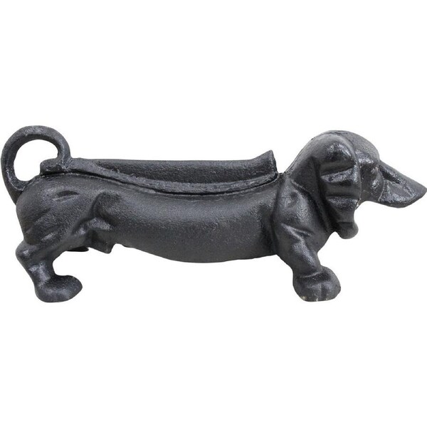 LVD Cast Iron Shoe Scraper Boot Mud Cleaner Home Decor 29.5cm Dachshund