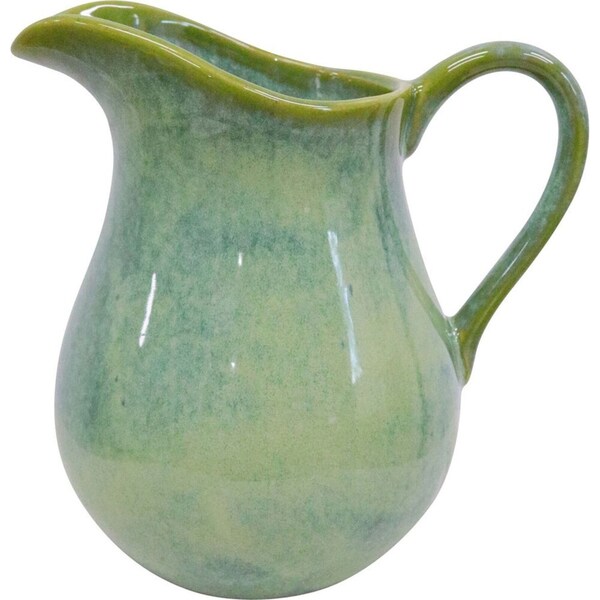 LVD Stoneware Jug Pitcher Serveware/Home Decorative Ornament 22cm Bayleaf