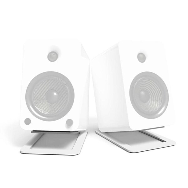 Kanto S6 Angled Desktop Speaker Stands - Pair, White