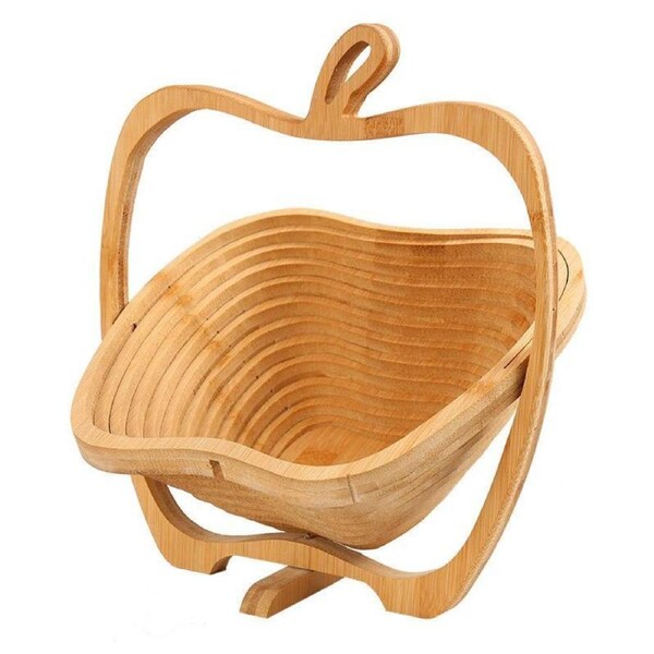 Wooden Fruit and Vegetable Storage Basket for Kitchen Organizing Home Storage