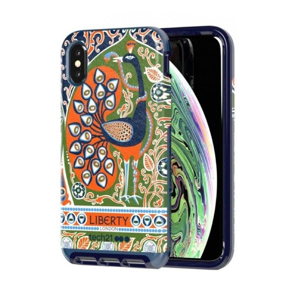 Tech21 Liberty EvoLuxe Leather Protective Case for iPhone X/Xs - Francis- Anti-Collision - FlexShock Impact Protection