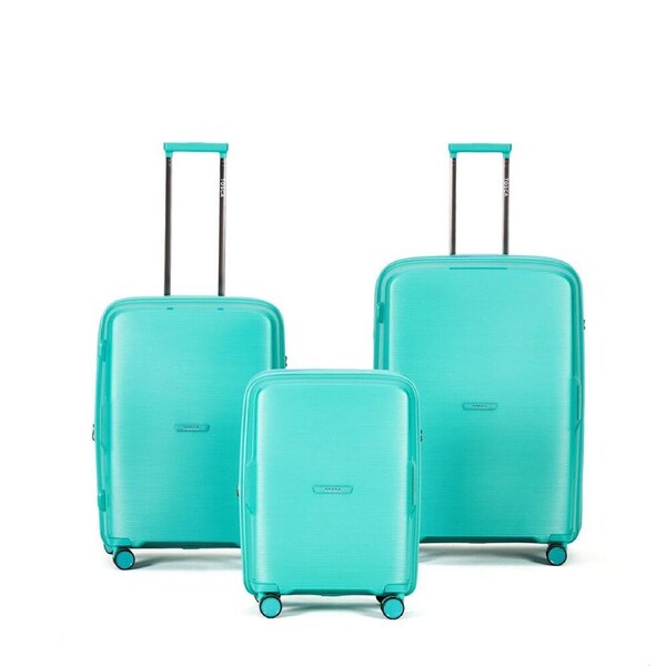 3pc Tosca Bel-Air 20"/25"/29" Hard Case Travel Luggage Suitcase Set - Teal