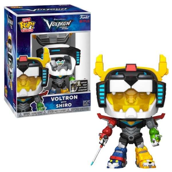 Voltron Legendary Defender: Voltron with Shiro Funko Bitty Bot POP! Vinyl