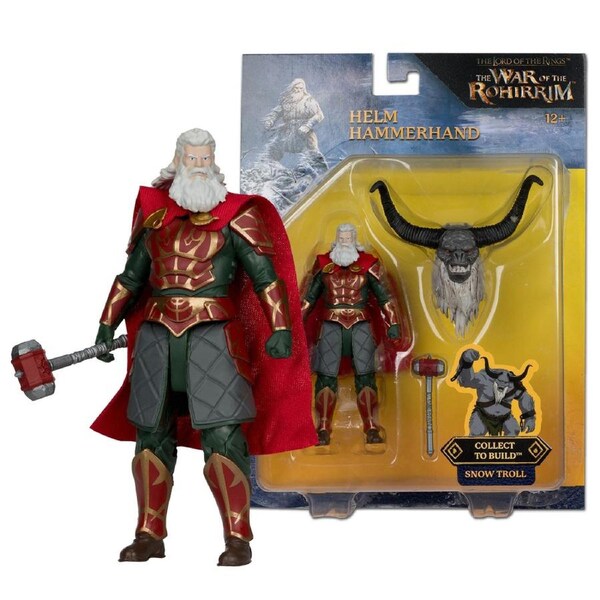 Lord of the Rings War of the Rohirrim Helm Hammerhand 4 inch Action Figure