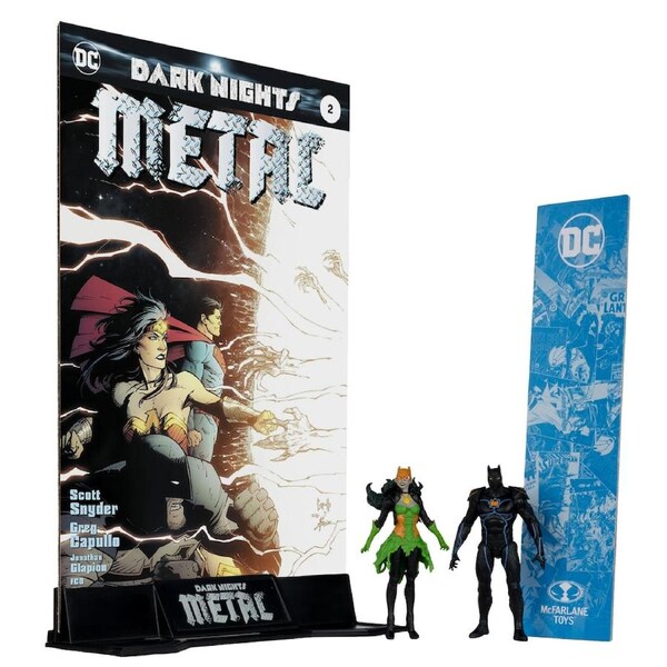 DC Direct Page Punchers Dark Knights Batman of Earth-44 and Earth-11 3 inch Figures with Comic Book