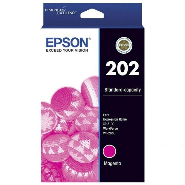 Epson 202 Magenta Ink Cartridge Toner C13T02N392 Genuine Original