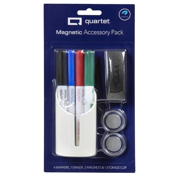 Quartet Whiteboard Markers Magnetic Accessory Pack QTACCCUP