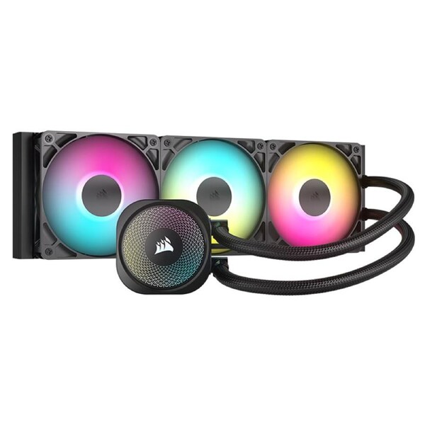 Corsair NAUTILUS 360 RS ARGB 360mm Liquid CPU Cooler - Black (CW-9060093-WW)