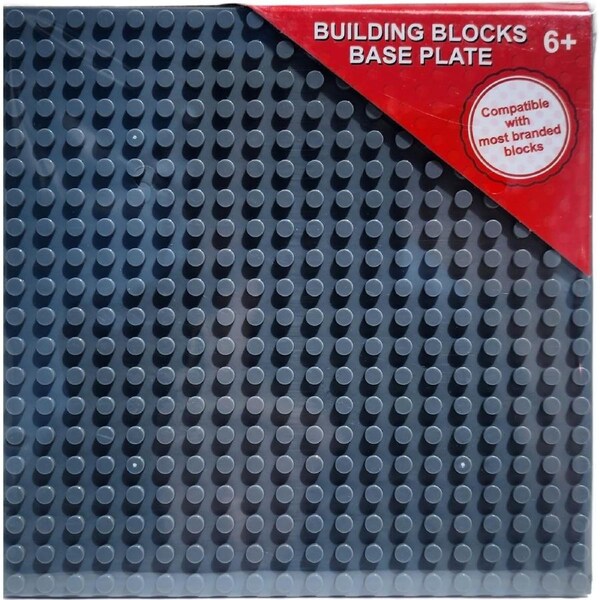 Baseplate - Xxsmall 20×20 Stud (16x16cm) Dark Grey Generic Base Plate