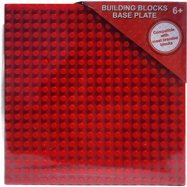 Baseplate - XXSmall 20×20 Stud (16x16cm) Red Generic Base Plate