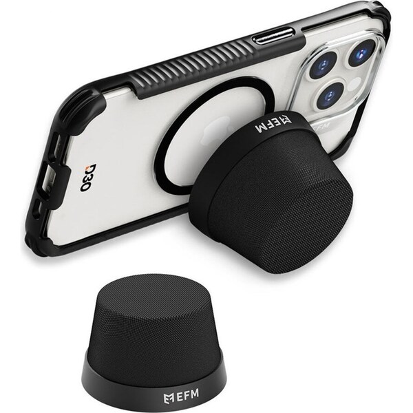 EFM Cloudbreak Mag Bluetooth Speakers w/ MagSafe Compatibility Black