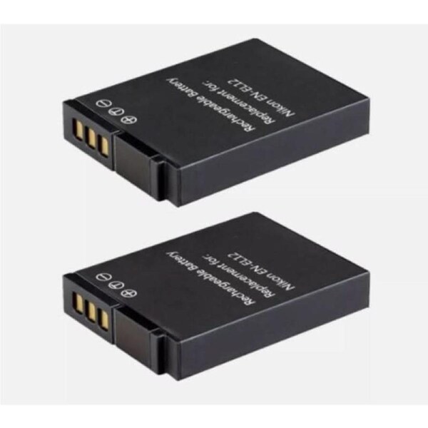 2 Pack - EN-EL12 Battery Replacement for Nikon Coolpix A900 AW100 AW110 AW110s AW120