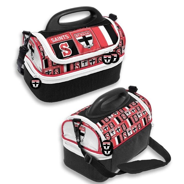 AFL Dome Lunch Cooler Bag Box - St Kilda Saints - Aussie Rules Football