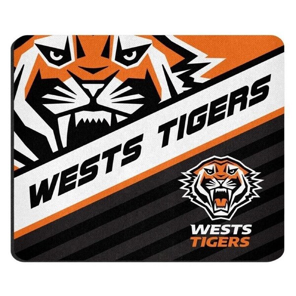 NRL Mouse Mat - West Tigers - Mouse Pad - 22cm x 19cm
