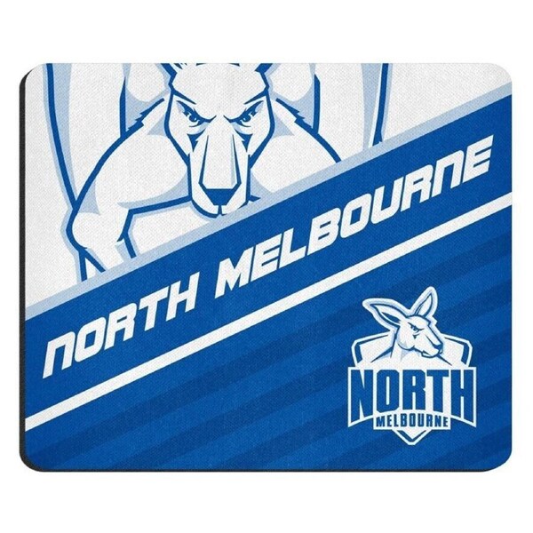 AFL Mouse Mat - North Melbourne Kangaroos - Mouse Pad - 22cm x 19cm
