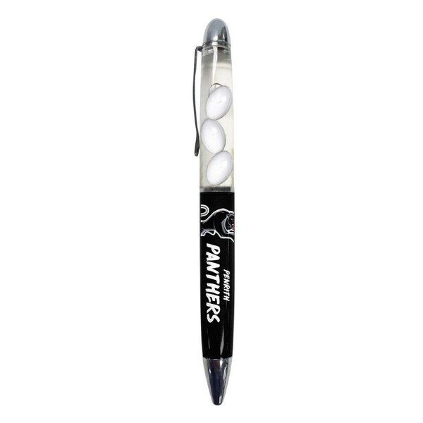 NRL Floating Pen - Penrith Panthers - Twist Open - Black Ink