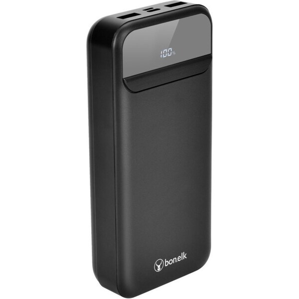Bonelk 20000mAh Power Bank Pro PD20W/QC 22.5W Travel Portable Battery Black