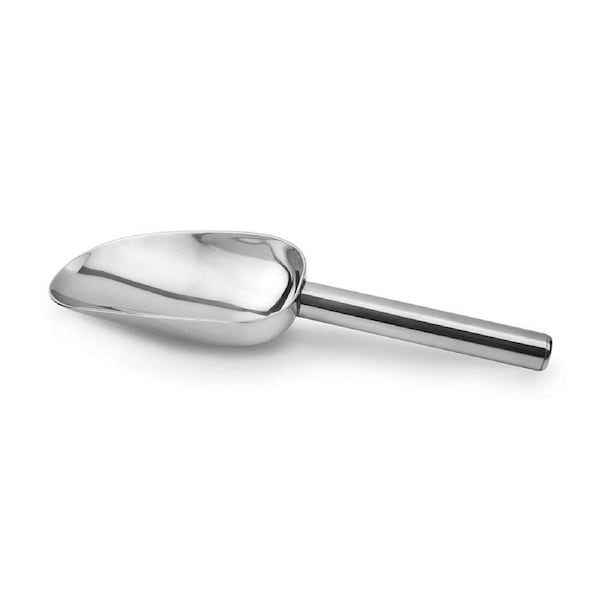 Final Touch Stainless Steel Ice Scoop Home/Bar Utensil/Accessory Silver