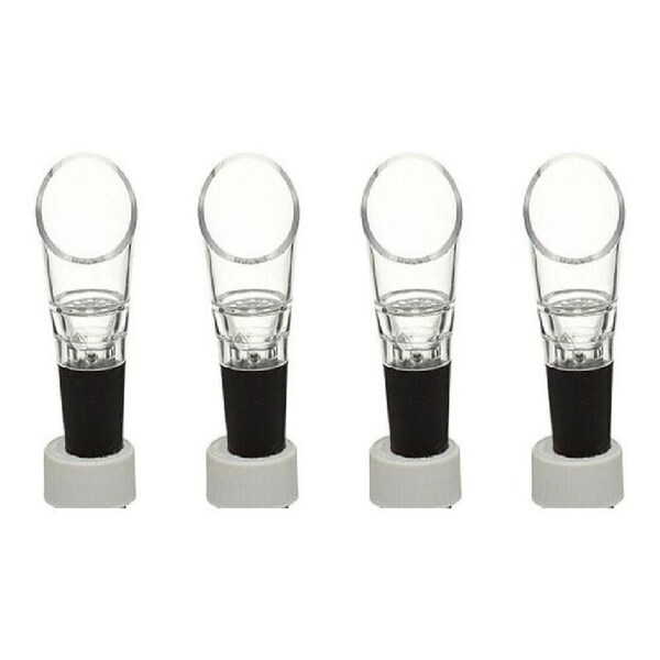 4x Winex Wine Bottle Pourer Aerator/Aerating Spout Server Barware Accessory