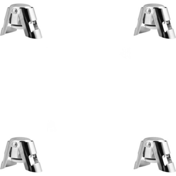 4x Barpro Stainless Steel Champagne Stopper Bottle Cap Lid Barware Accessory