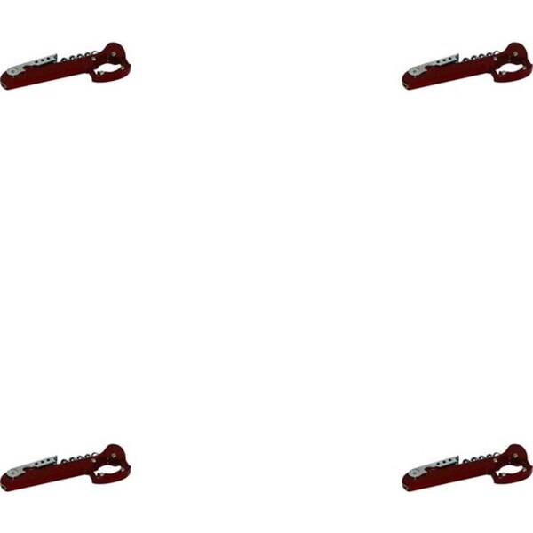 4x Winex Corkscrew w/ Cutter Red Wine Bottle Opener Barware Accessory Black