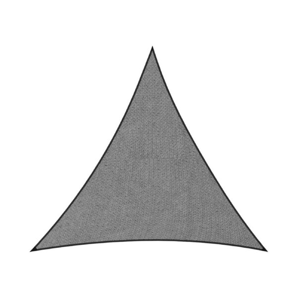 Wallaroo 280GSM Outdoor Sun Shade Sail Canopy Grey Triangle 7m x 7m x 7m