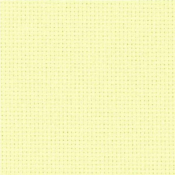 Cross X Stitch Lemon Ray of Light Aida Cloth 14ct Size 55x30cm Fabric
