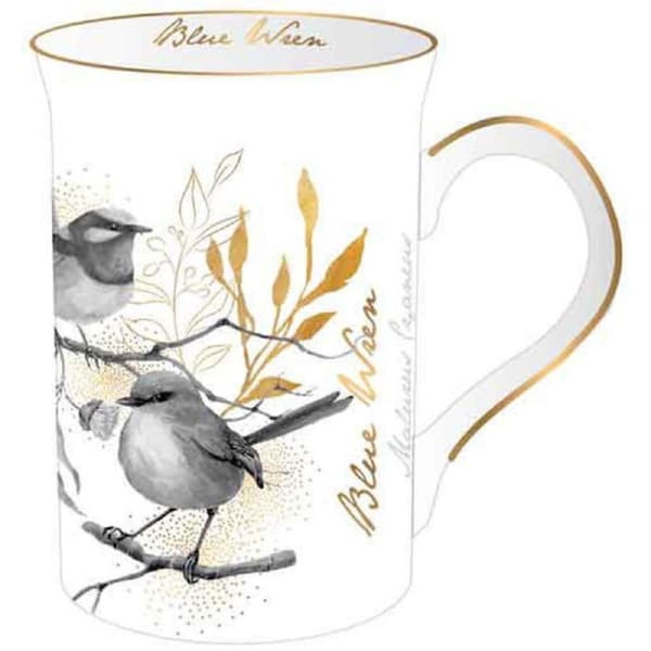 Australian Fauna & Flora Mug Blue Wren Single Mug 310ml