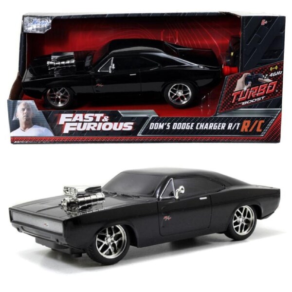 Fast and Furious Dom's 1970 Dodge Charger 1:24 Scale RC Car