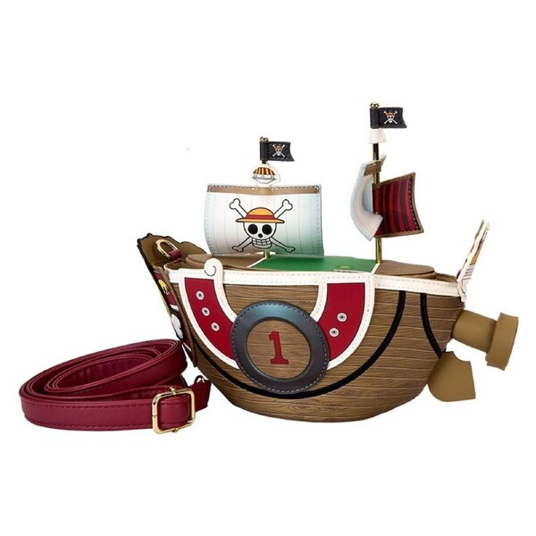 Loungefly One Piece Thousand Sunny Ship Figural Crossbody Bag