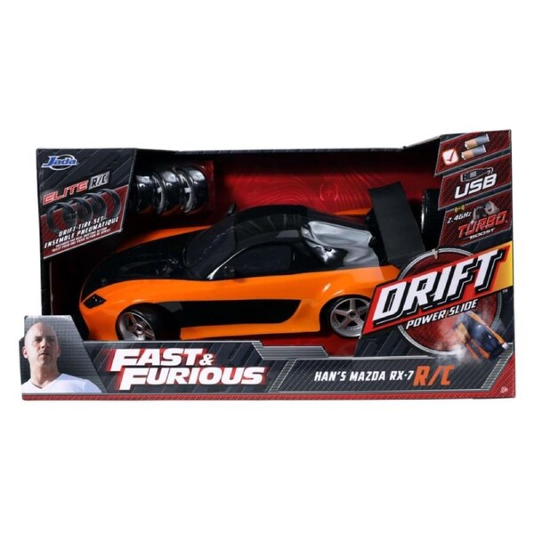 Fast and Furious Han's 1993 Mazda RX-7 Veilside 1:10 Scale RC Car
