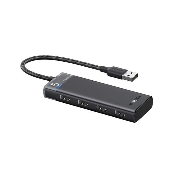 UGREEN 4 Port USB 3.2 Gen 1 Data Transfer Hub with USB C Charging Port