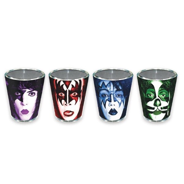 KISS Shot Glass 4 Pack