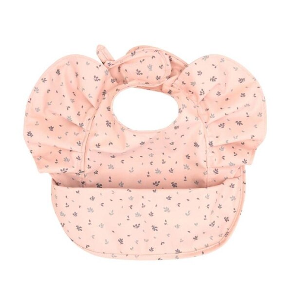 Recycled frills bib - Leaves