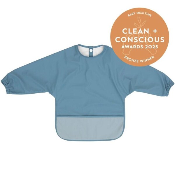 Blue Recycled Long Sleeve Bib