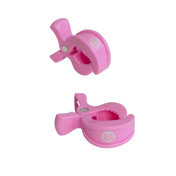Pram pegs 2 pk - Pastel Pink
