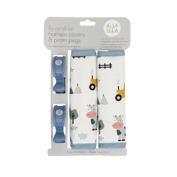 Harness covers & pram pegs - Barnyard