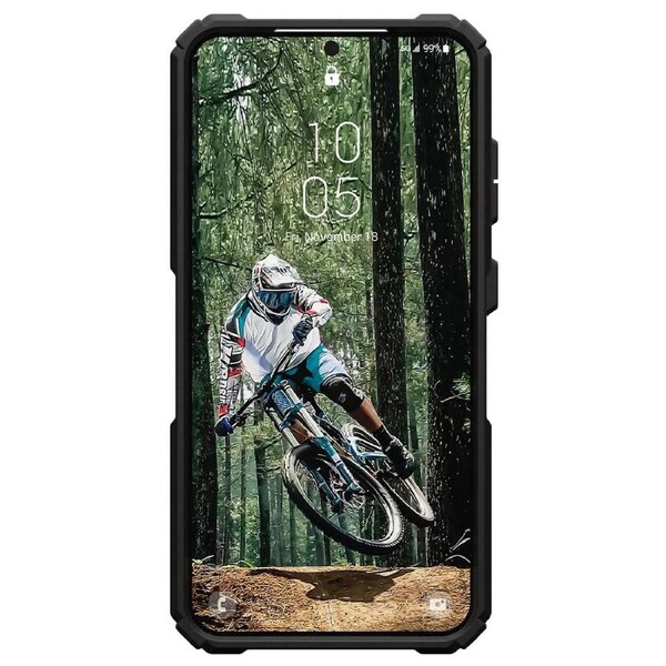 Urban Armor Gear Plasma XTE Series Magnetic Case (Suits Galaxy S24) - Black/Orange
